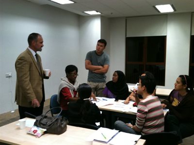 Session by Eli Lilly with MBA Marketing students