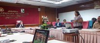 NUBS academician presents to Department of Wildlife and National Parks