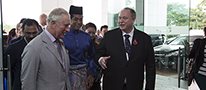 Prince of Wales visits the University of Nottingham during his first visit to Malaysia