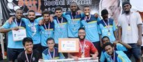 University of Nottingham team champions varsity football tournament
