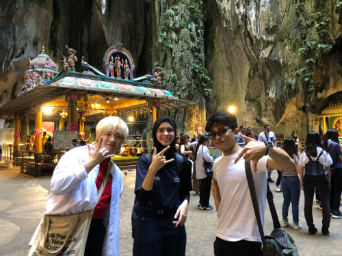 Inside Batu Caves